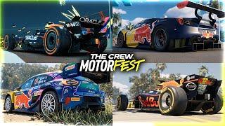 Driving ALL REDBULL Vehicles in The Crew Motorfest