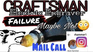 #098 Failure or NotSears Craftsman Eletric Engraver 4296 60's ◇Mail Call-Mr.Rick/Wizard 1/2 Drill◇