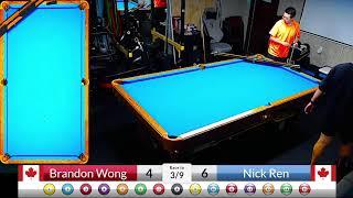Brandon Wong (411) vs Nick Ren (602)