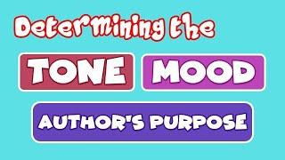 Determining the Tone, Mood and Purpose of the Author with Teacher Calai