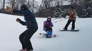 Sit Skiing event gives kids the thrill of adaptive snowsports