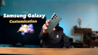 Samsung galaxy customisation