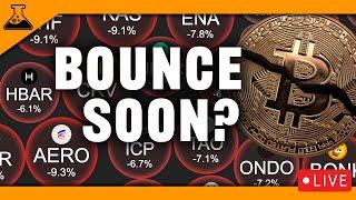 Crypto CRASH, Bounce Signals To Watch!?!  BTC AERO ETH ADA TAO HBAR AVAX & More