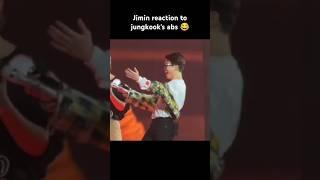 Jimin reaction to jungkook's abs  #jikook #kookmin #jeonjungkook #parkjimin #jimin #jungkook #jkjm