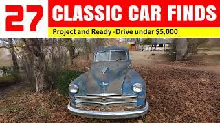 27 Amazing Classic Cars That Won't Break the Bank – All Under $5000!