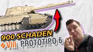 900 BURSTSCHADEN... auf einem TIER 8 MEDIUM - Der Prototipo 6