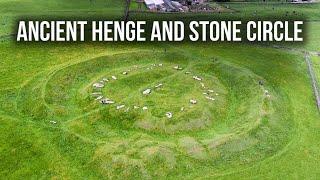 Arbor Low Stone Circle and Geb Hill Barrow (Ancient Henge)