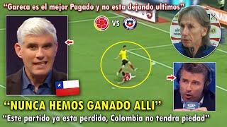 PREOCUPADOS! PERIODISTAS CHILENOS ASUSTADOS de ENFRENTAR a COLOMBIA VS CHILE HOY