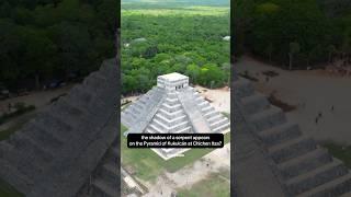 The Pyramid Of Kukulcan, Mexico Unique Fact #shorts #shortsvideo #thepyramidofkukulcan #mexico