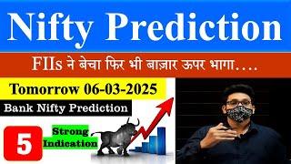 Tomorrow Market Prediction | 06-03-2025 | Bank Nifty Tomorrow Prediction | Nifty Prediction Tomorrow