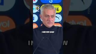 JOSE MOURINHO's RANT about TURKISH SUPER LIG  #shorts #football #soccer