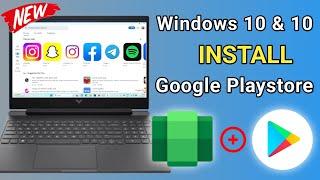 How to Install Google Playstore on Windows 10 & 11