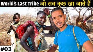 Hunting and Eating Monkey with Africa Last hunting tribe