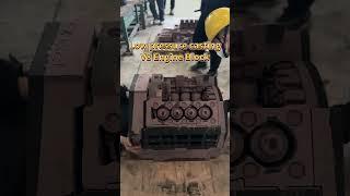 Low pressure casting V8 Engine Block#shorts