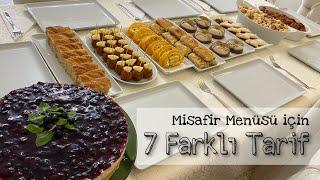 Misafirleriniz için Hazırlayabileceğiniz 7 Farklı ve Lezzetli Tarif Bir Arada  #misafirmenüsü