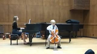 Ivan cello: March in G, by J.S. Bach