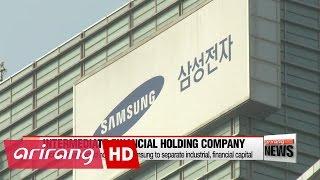 Samsung Electronics reviews shift to holding company structure