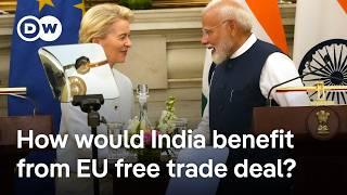 Modi: India expects free trade deal with EU before 2026 | DW News