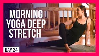 10 min Morning Yoga DEEP Stretch – Day #24 (DEEP FULL BODY STRETCH)