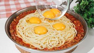 I learned this recipe in Italy. You've never eaten such delicious spaghetti!