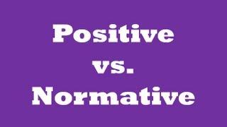 Positive and Normative [QuickEcon]