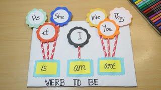 Verbs To Be | English Grammar TLM | English project ideas | english tlm | school project ideas