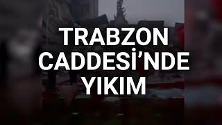 @NTV Kahramanmaraş'ta deprem | Trabzon Caddesi'nde yıkım böyle görüntülendi