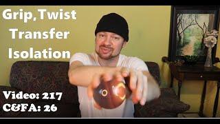 Grip, Twist, Transfer Isolation: A contact juggling tutorial with The Amazing FLEC!