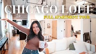 Chicago Apartment Full Tour | MY DREAM LOFT STYLE APT!