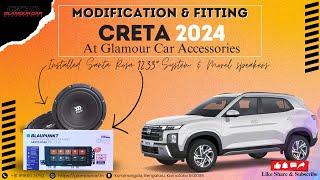 CRETA 2024 MODIFIED BASE TO TOP MODEL 12.33” SANTA ROSA, MOREL SPEAKER, CHALLENGER SEAT COVER & MORE