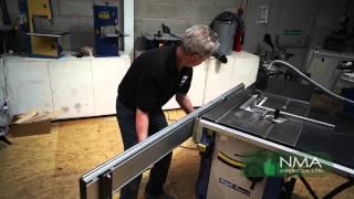 Scheppach PRECISA 3.0 Circualr Sawbench - How to Adjust The Sliding Table Carriage