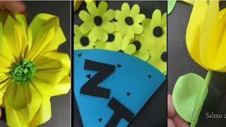 HOW to make paper flowers/Manualidades Memy