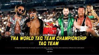 TNA Victory Road 2024 ABC vs The System for the TNA World Tag Team Championship