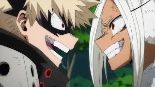 Mirko and Bakugou arguing and fighting | MHA season 7 Episode 7 English Dub