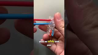 Do you want to connect a light bulb in the middle of a live wire? #electrical #electrician