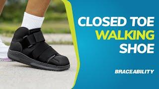 BraceAbility Closed Toe Medical Walking Shoe: Walk Pain-Free After Surgery