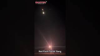 Flash Rocket - Red Flash Tail W Bang #happy #fireworks #fireworkstesting #fireworksfactory