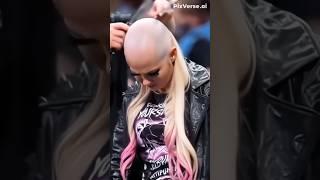ALEXA BLISS - HEADSHAVE - HAIRCUT - WWE - MOTTAI - GUNDU - WRESTLER - HAIRCUT (Made using AI)