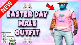 GTA 5 ONLINE - EASTER DAY MALE OUTFIT WITH NO TRANSFER TUTORIAL(PATCH 1.54)