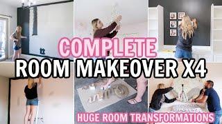 COMPLETE ROOM TRANSFORMATION | ROOM MAKEOVER MARATHON | CLEAN WITH ME | CLEAN & DECLUTTER MOTIVATION