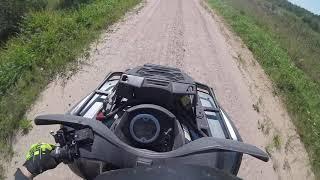 Can am Outlander 800r top speed on gravel road