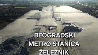 Beogradski Metro prvi deo radova buduće stanice Železnik#beograd