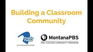 Building a Classroom Community