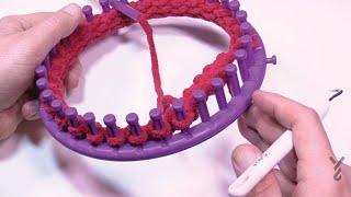 Beginners Loom Knitting Cast Off - Bind Off Method