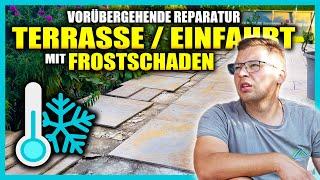 TERRASSE mit FROSTSCHADEN - Die REPARATUR wird NICHT EWIG halten! | Home Build Solution