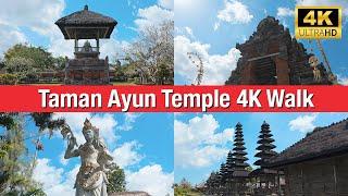 Top Things To See In Bali | Taman Ayun Temple - Scenic Bali Temple - Bali Walk [4K 60fps ASMR]