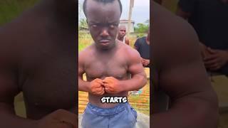 Push-Up Battle: Skinny vs Shorty ~mini wood toy- woodworking art skill/wood hand #shorts