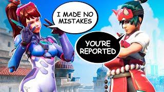 This Dva Said They Made No Mistakes...Their Teammates Say Otherwise | Overwatch 2 Spectating