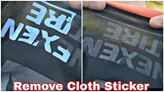 Easy Hack For Removing Clothing Sticker Logo! | Cara Buang Sticker di Baju dengan Mudah