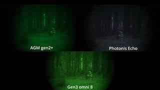 AGM gen2+ vs Photonis Echo vs  Gen3 Omni 8